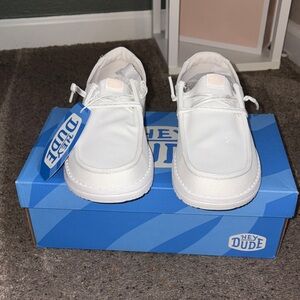 Hey Dude Sparkle White Shoes